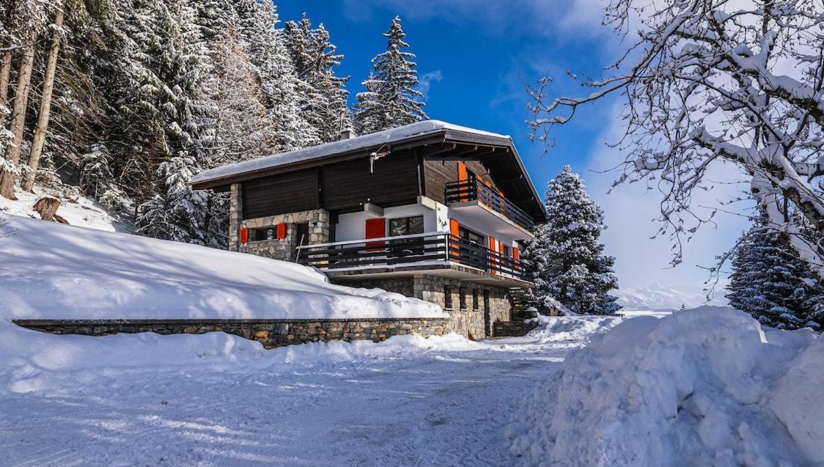 Chalet Familial Les Girolles Aux Portes D'Anzere Arbaz Exterior foto